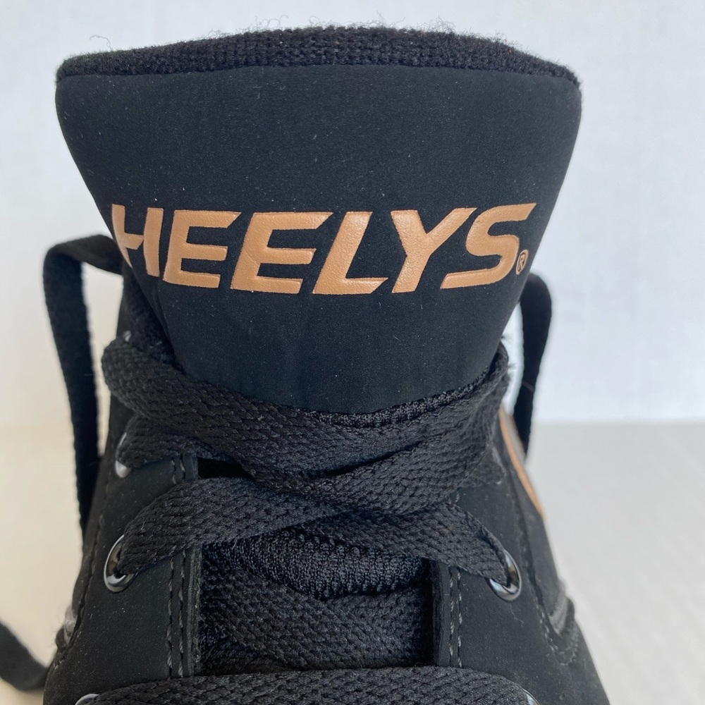 Heelys Propel 2.0 Black Wheeled Tennis shoes Sz 7